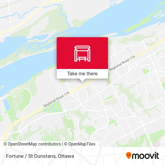 Fortune / St Dunstans map