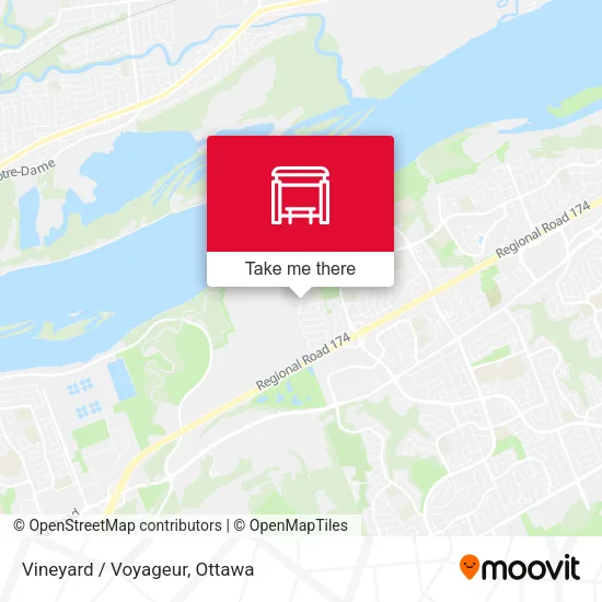 Vineyard / Voyageur map