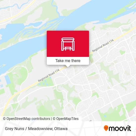Grey Nuns / Meadowview map