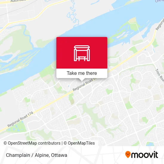 Champlain / Alpine map