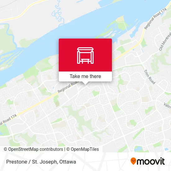 Prestone / St. Joseph map