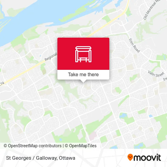 St Georges / Galloway map