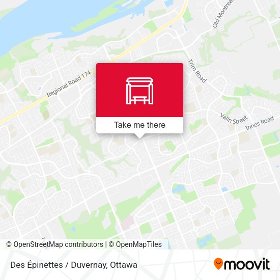 Des Épinettes / Duvernay plan