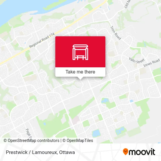 Prestwick / Lamoureux map