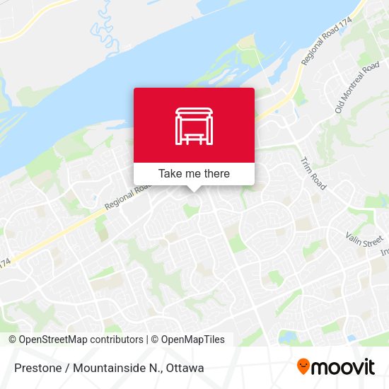 Prestone / Mountainside N. map