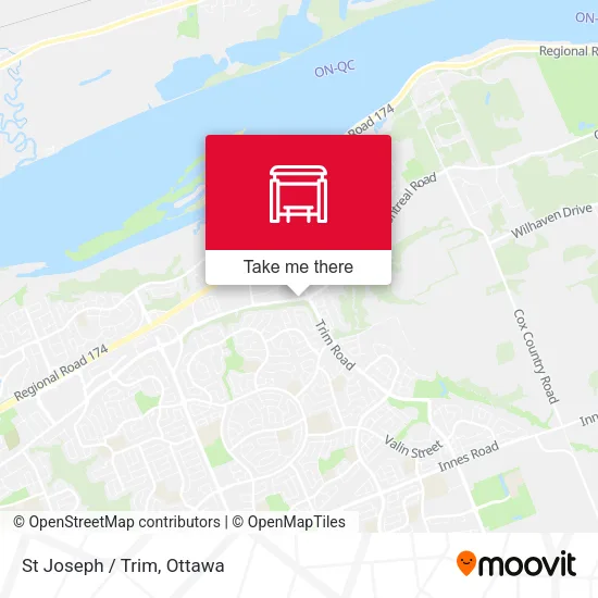 St Joseph / Trim map