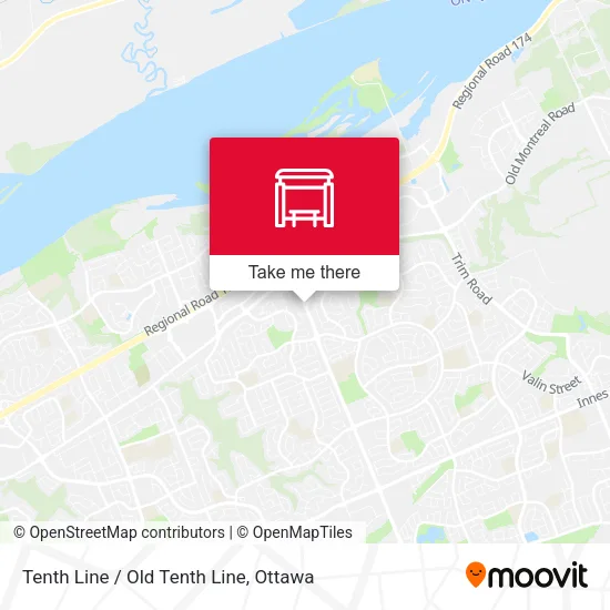 Tenth Line / Old Tenth Line map