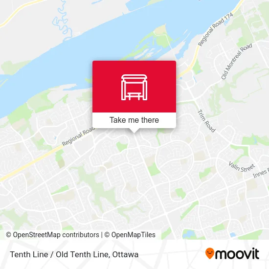 Tenth Line / Old Tenth Line map