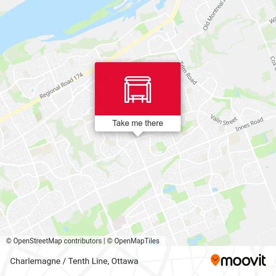 Charlemagne / Tenth Line map