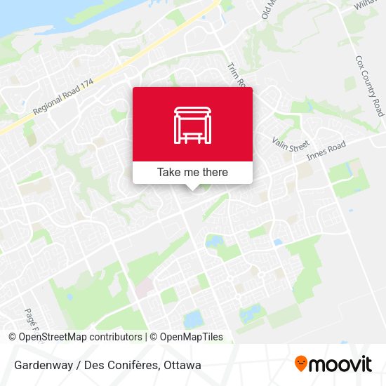 Gardenway / Des Conifères plan