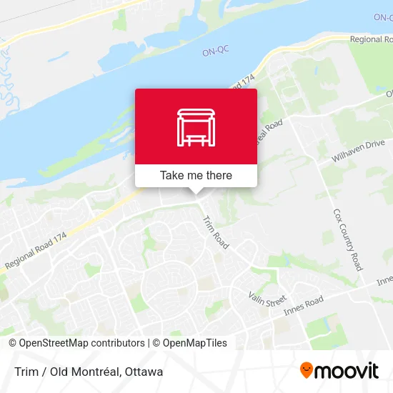 Trim / Old Montréal map
