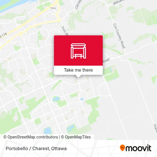Portobello / Charest map