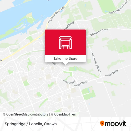 Springridge / Lobelia map