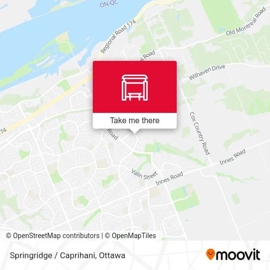 Springridge / Caprihani map