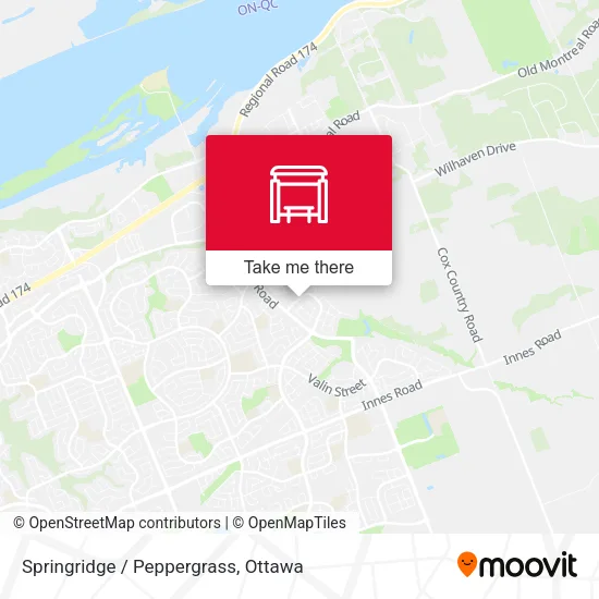 Springridge / Peppergrass map