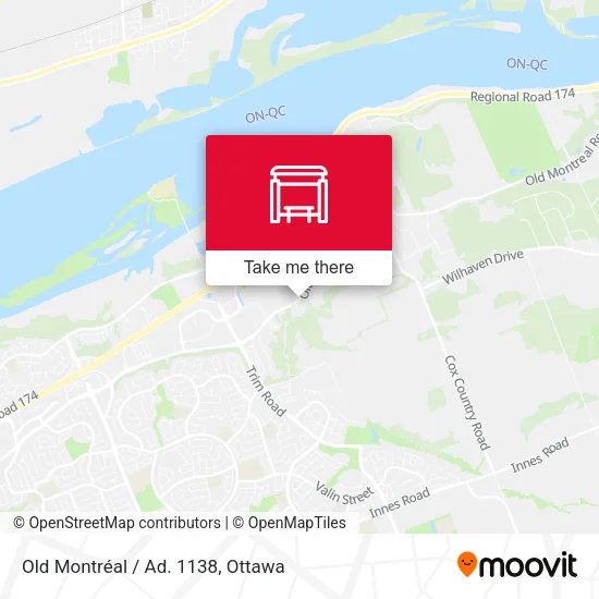 Old Montréal / Ad. 1138 map