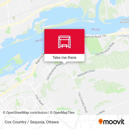 Cox Country / Sequoia map