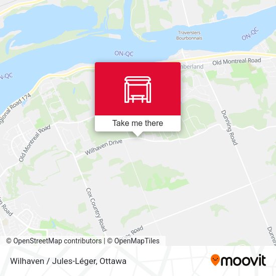 Wilhaven / Jules-Léger map
