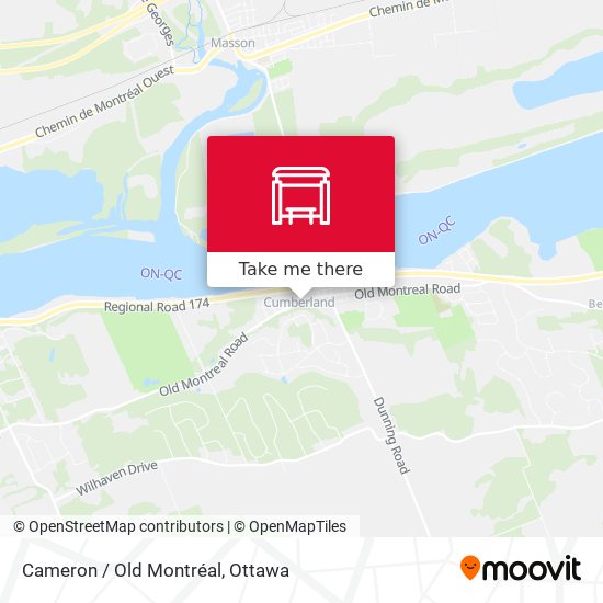 Cameron / Old Montréal map
