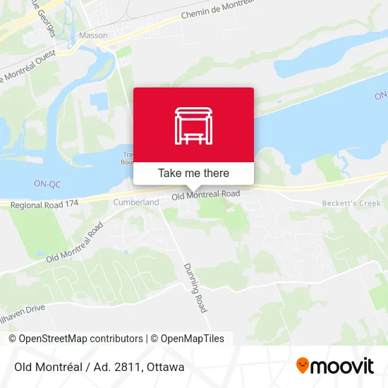 Old Montréal / Ad. 2811 map