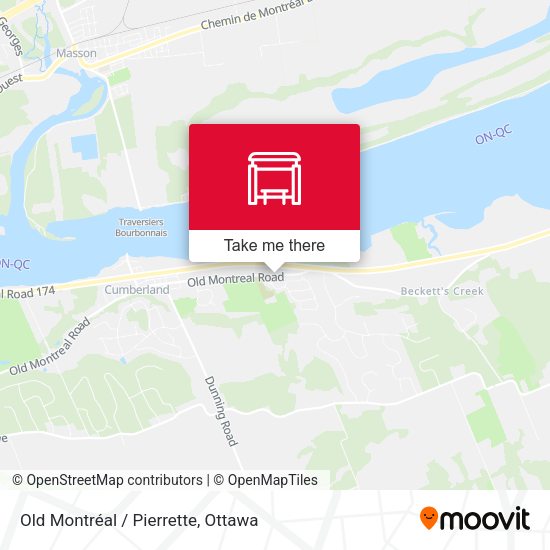 Old Montréal / Pierrette map