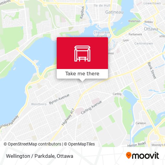 Wellington / Parkdale map