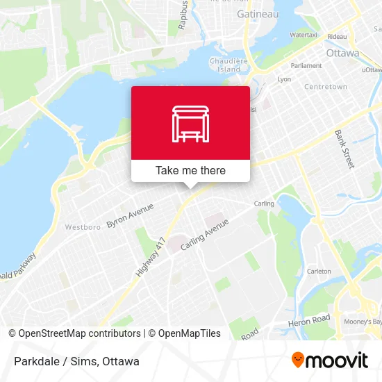 Parkdale / Sims map