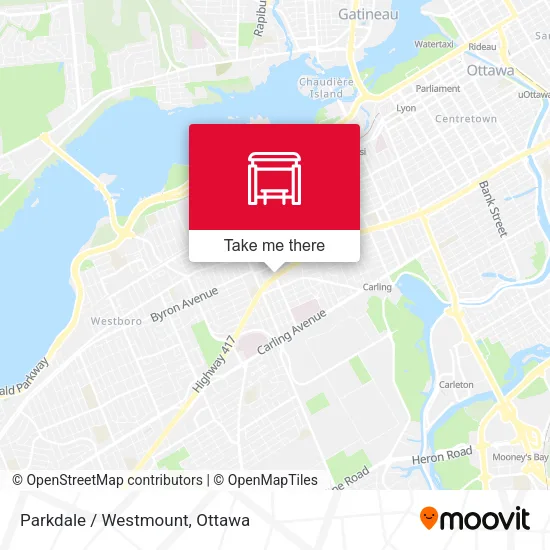 Parkdale / Westmount map