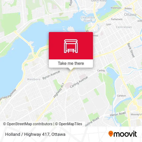 Holland / Highway 417 map