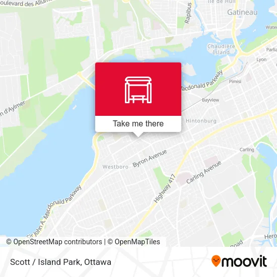 Scott / Island Park map