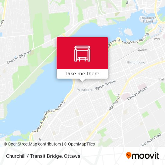Churchill / Transit Bridge map