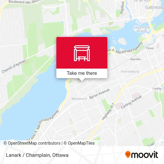 Lanark / Champlain map