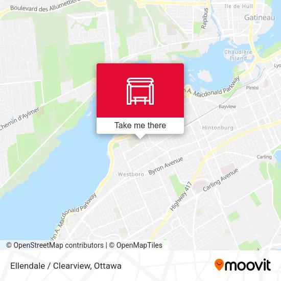 Ellendale / Clearview map