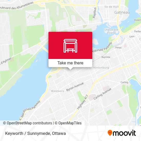 Keyworth / Sunnymede map