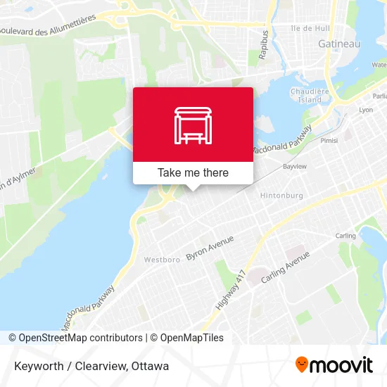 Keyworth / Clearview map