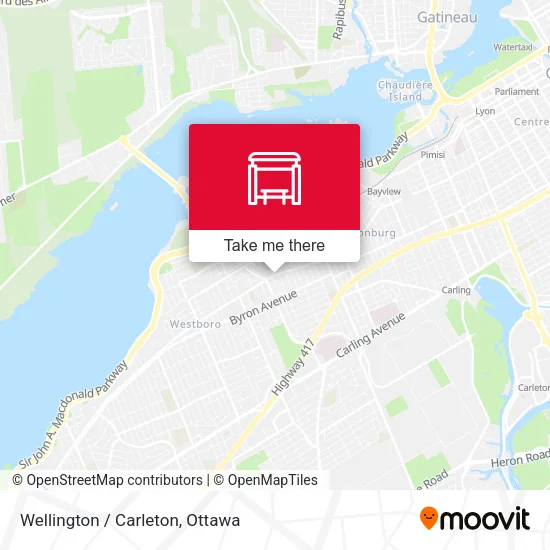 Wellington / Carleton map