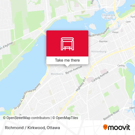 Richmond / Kirkwood map