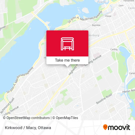 Kirkwood / Macy map