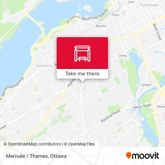 Merivale / Thames map