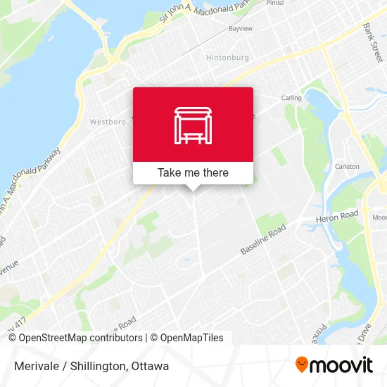 Merivale / Shillington map