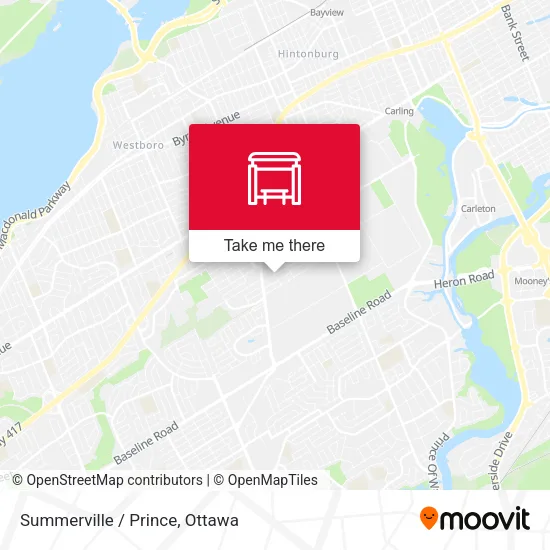 Summerville / Prince map