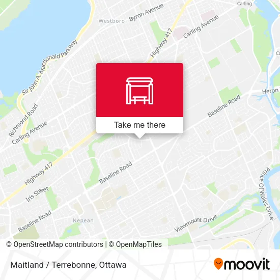 Maitland / Terrebonne map