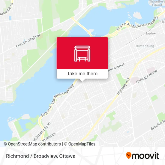 Richmond / Broadview map