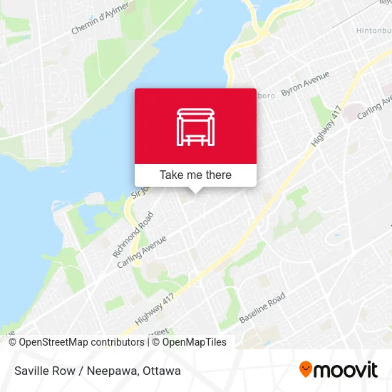 Saville Row / Neepawa map