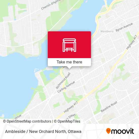 Ambleside / New Orchard North map