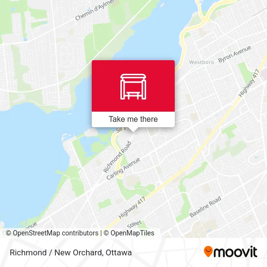 Richmond / New Orchard map