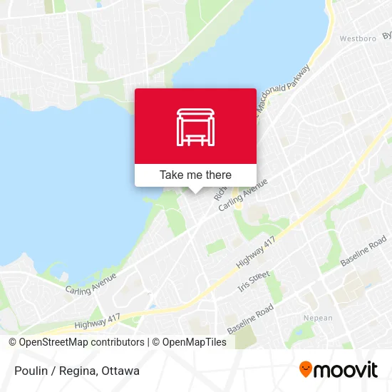 Poulin / Regina map