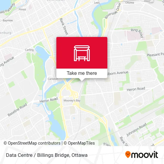 Data Centre / Billings Bridge map