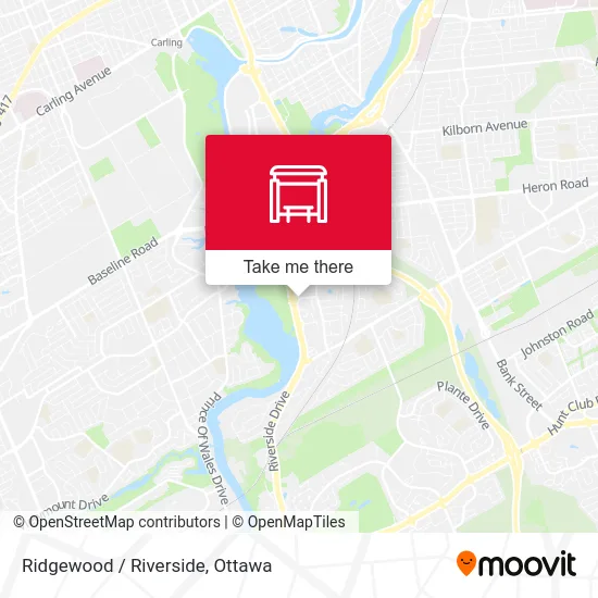 Ridgewood / Riverside map