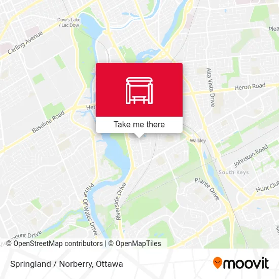 Springland / Norberry map